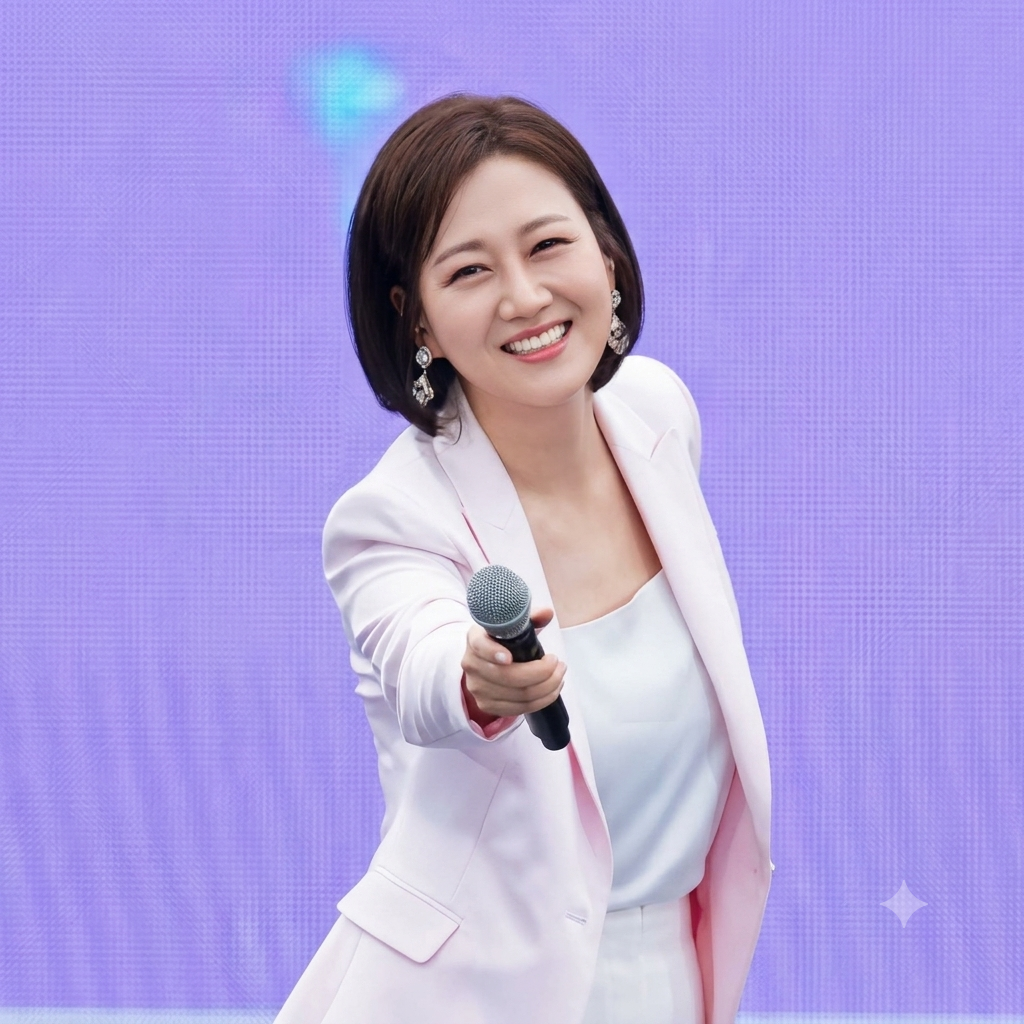A moment captured by a fan of Jang Yoonjeong