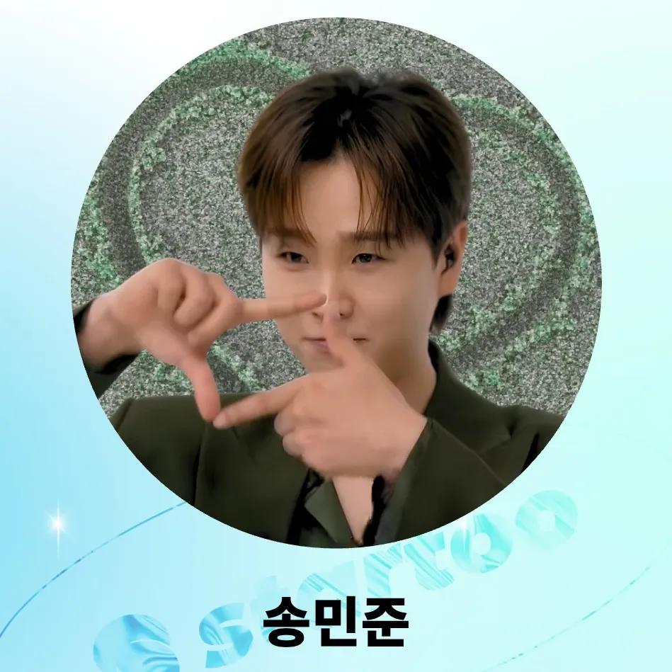 Behind-the-scenes cut of Song Minjun