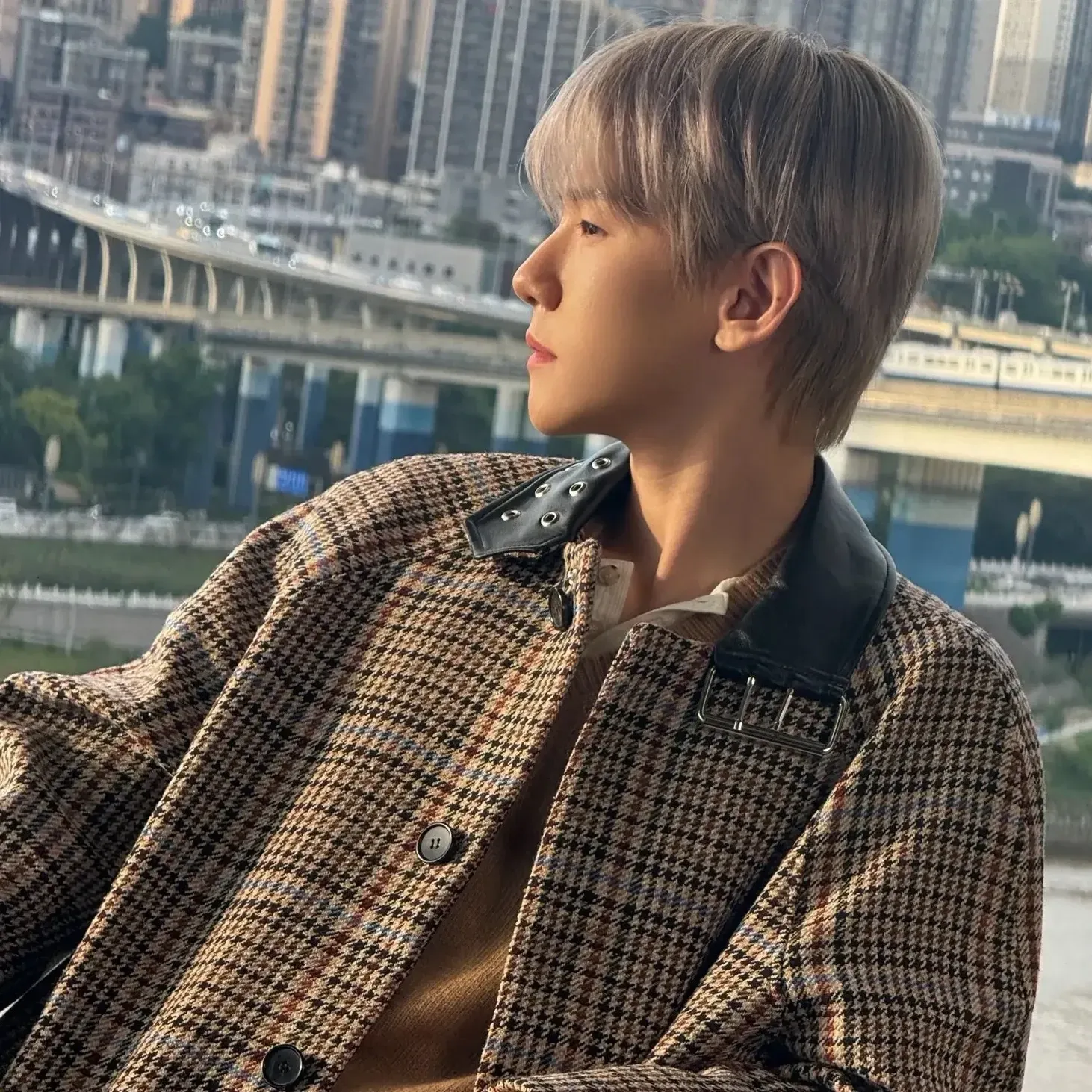 A moment captured by a fan of Baekhyun