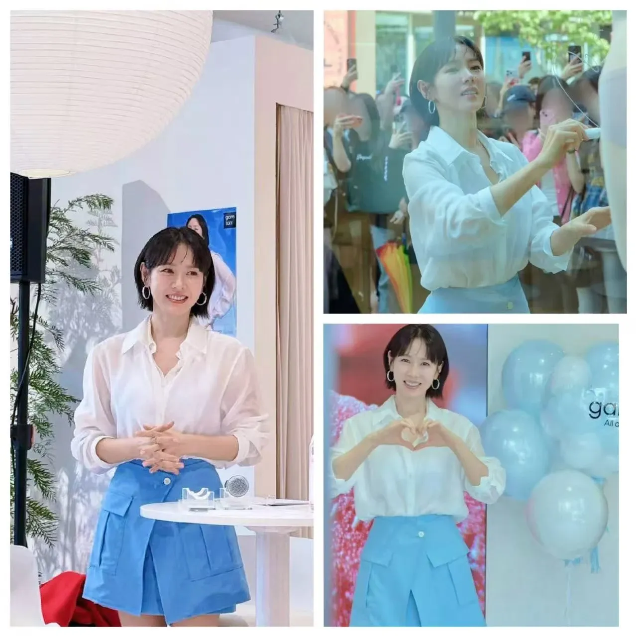 粉丝拍下的孙艺珍瞬间