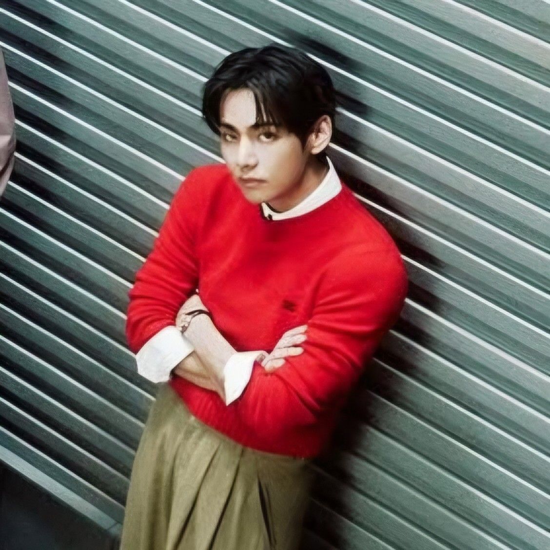 A moment captured by a fan of Kim Taehyung (V)