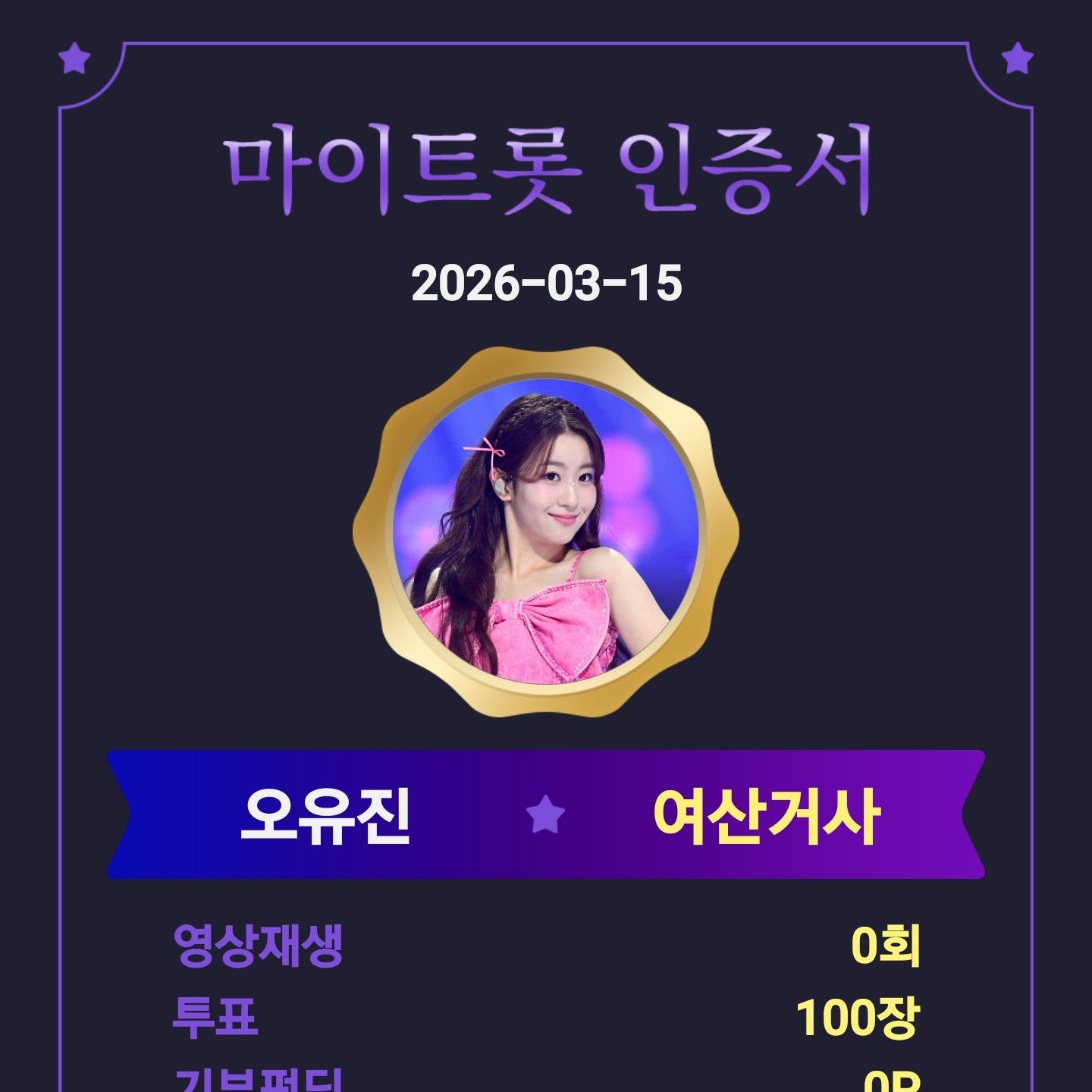 Oh Yujin的最新照片