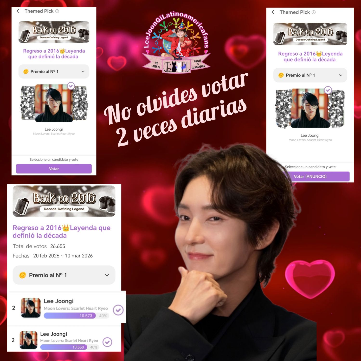 Recent activity shot of Lee Joongi