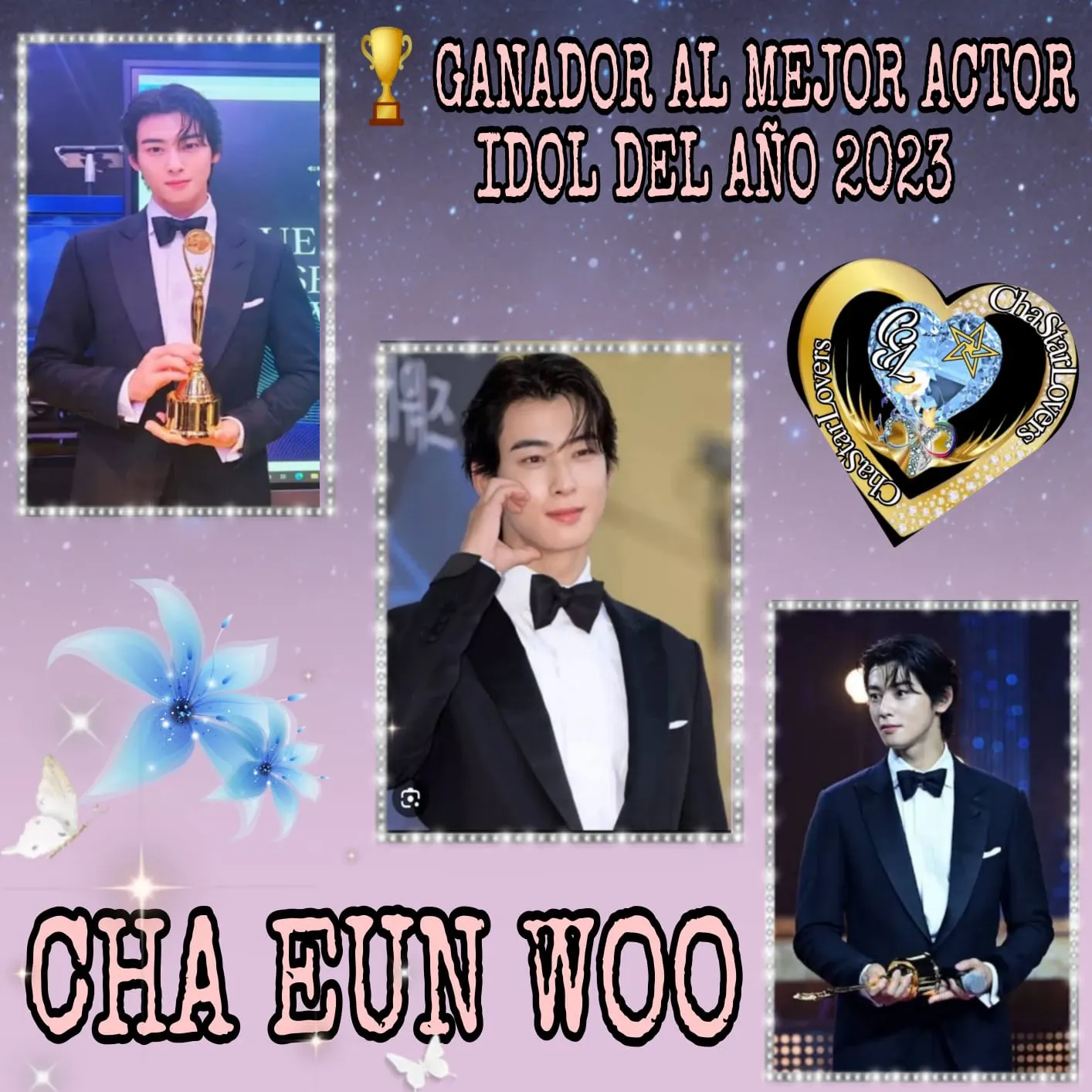 Recent activity shot of Cha Eunwoo