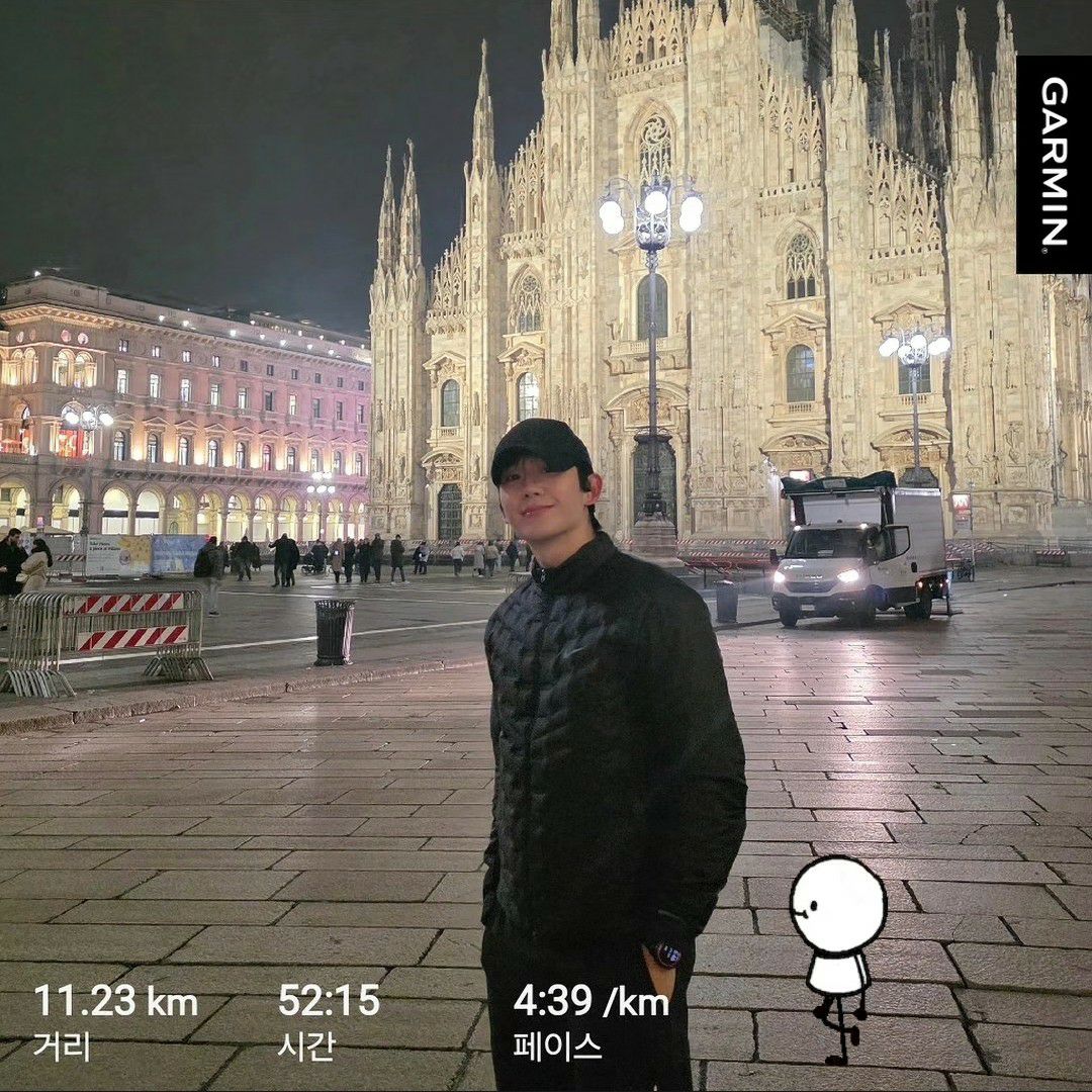 粉絲拍下的丁海寅瞬間