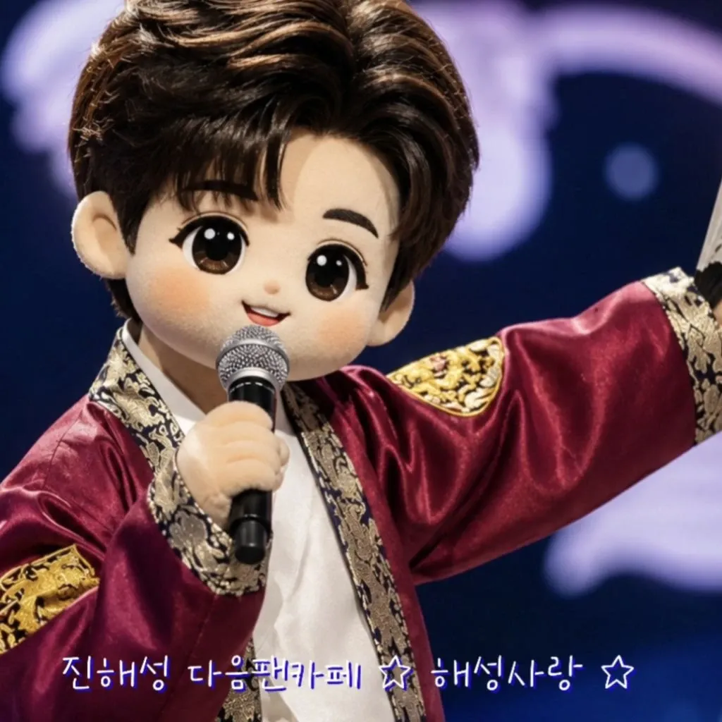 Behind-the-scenes cut of Jin Haesung