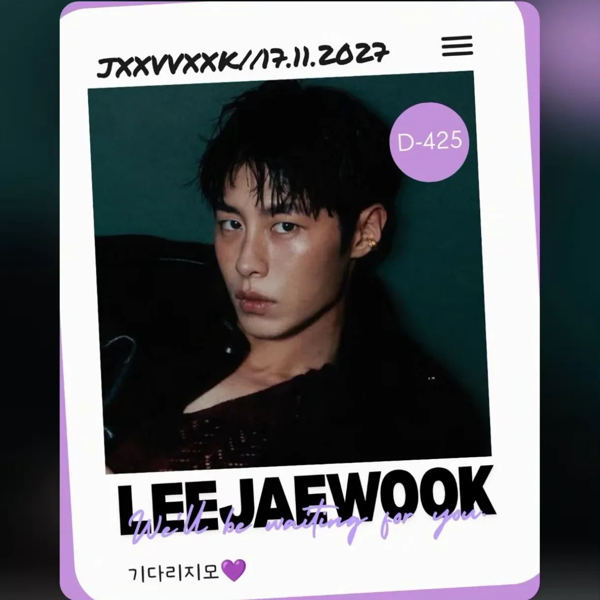 Latest photo of Lee Jaewook