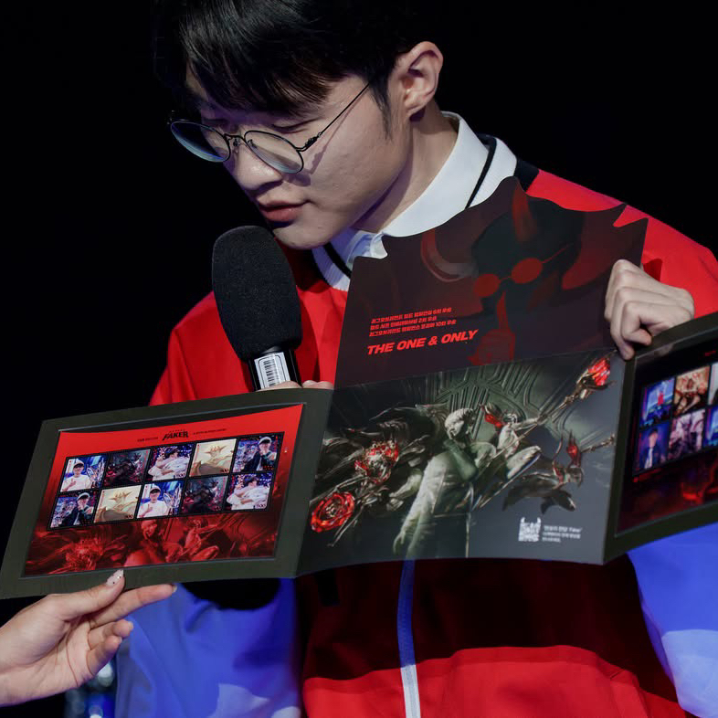 Recent activity shot of Faker