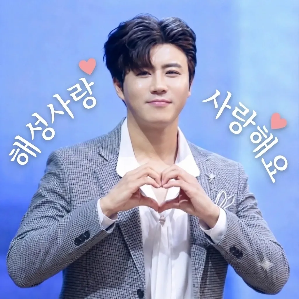 Behind-the-scenes cut of Jin Haesung