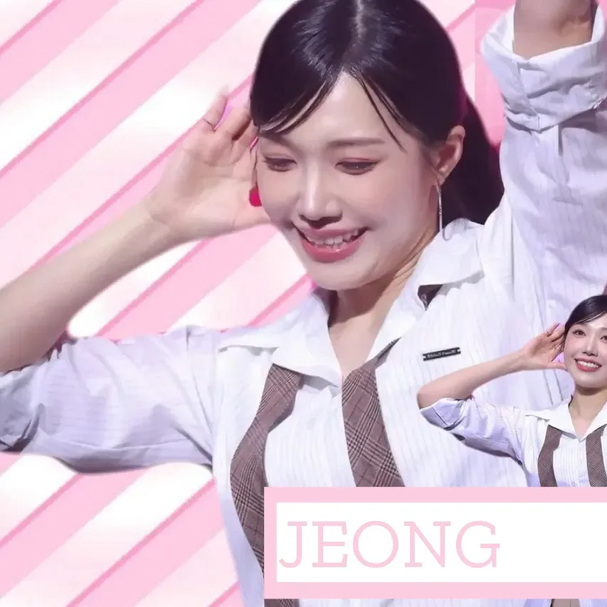 Behind-the-scenes cut of Jung Eunji