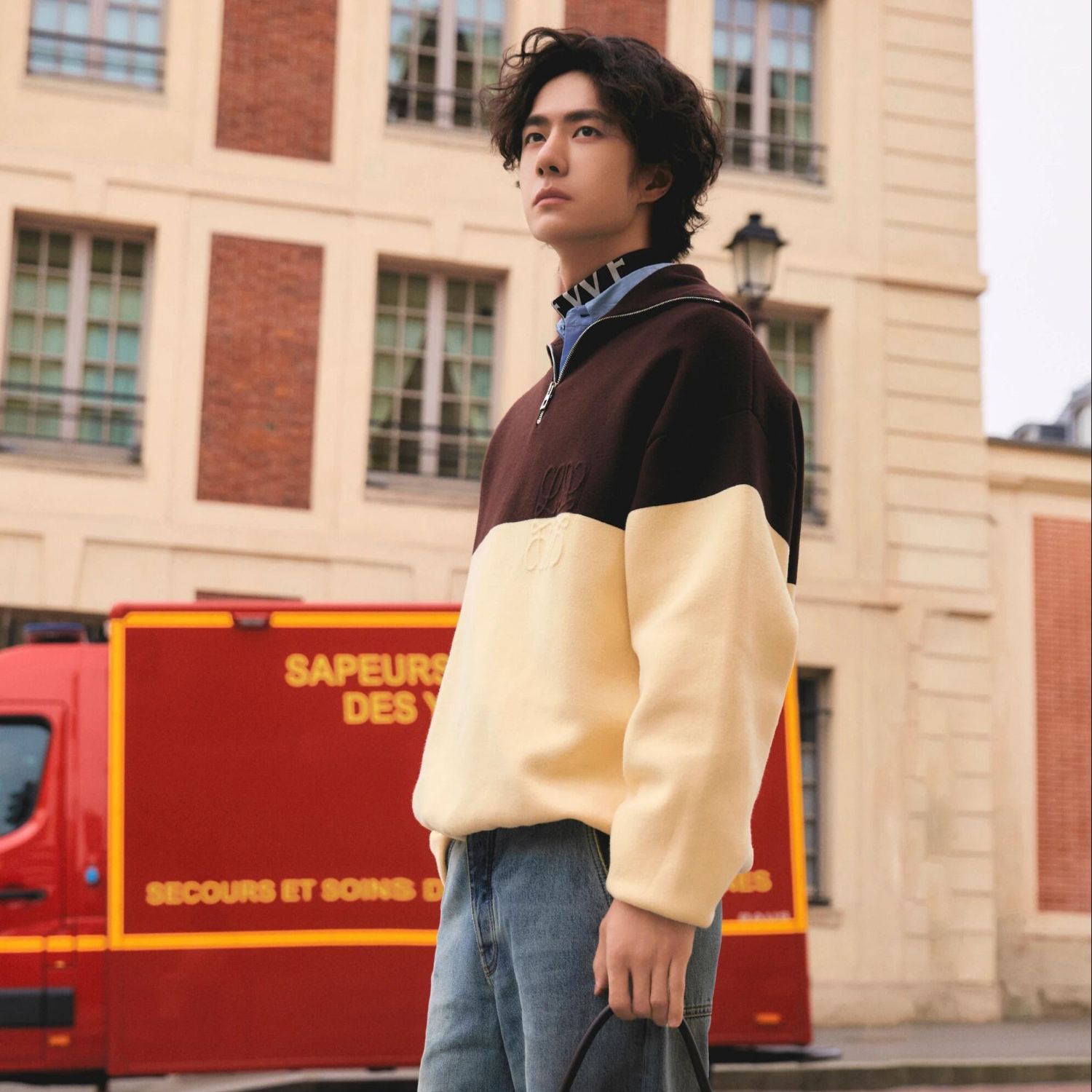 A moment captured by a fan of Wang Yibo