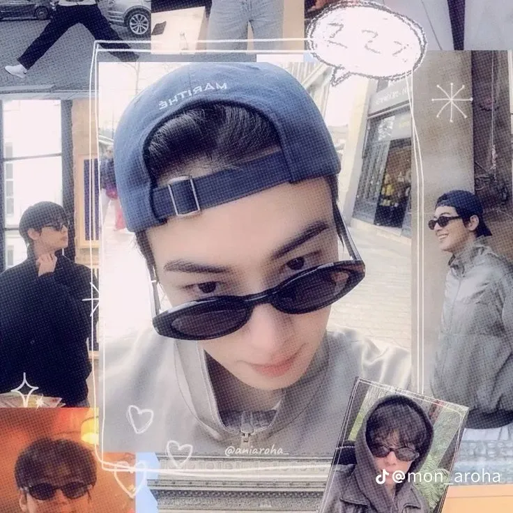 A moment captured by a fan of Cha Eunwoo
