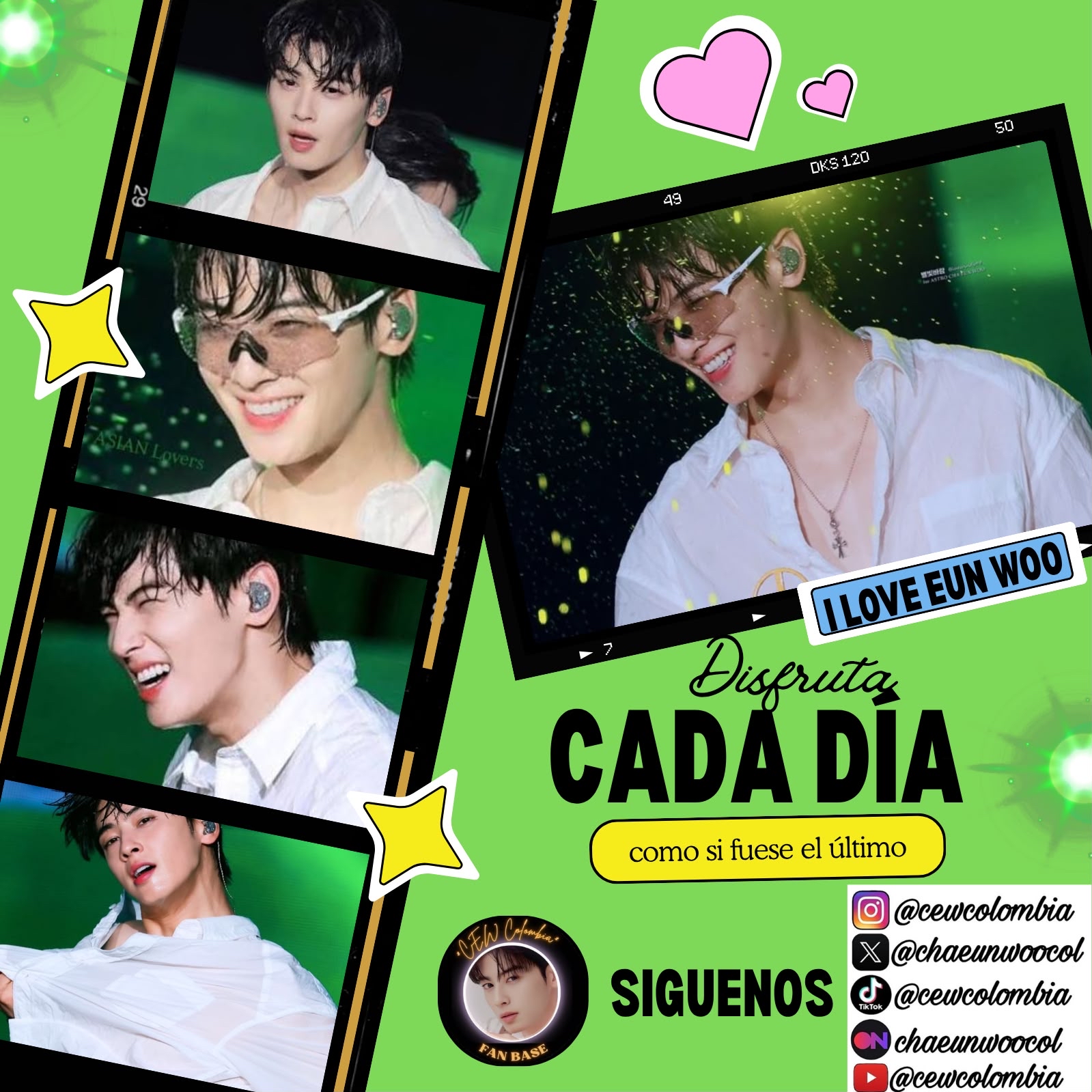 Behind-the-scenes cut of Cha Eunwoo