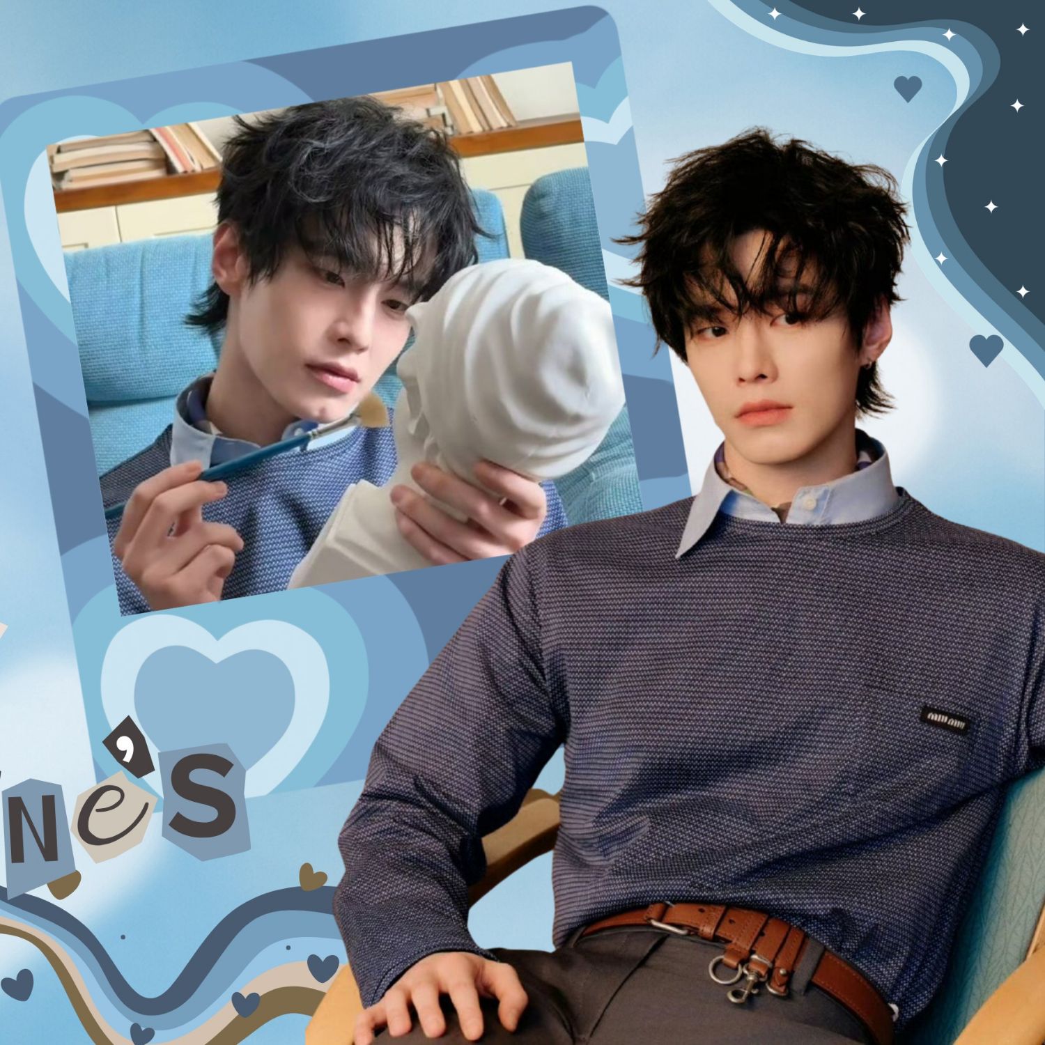 Behind-the-scenes cut of He Yu