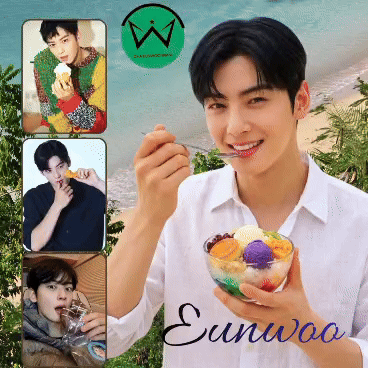 A moment captured by a fan of Cha Eunwoo