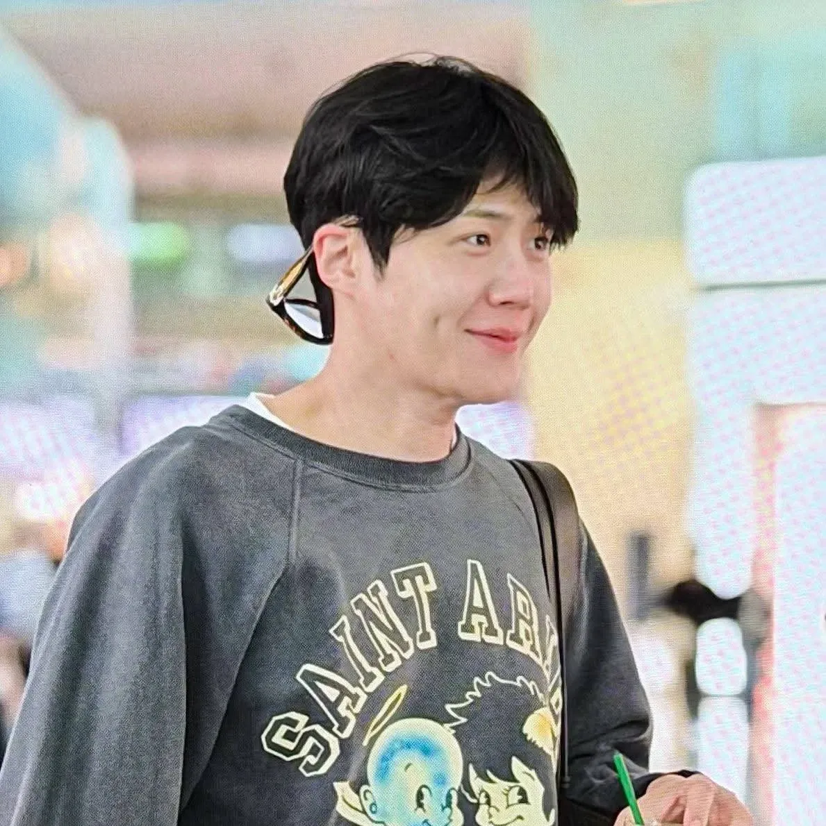 A moment captured by a fan of Kim Seonho