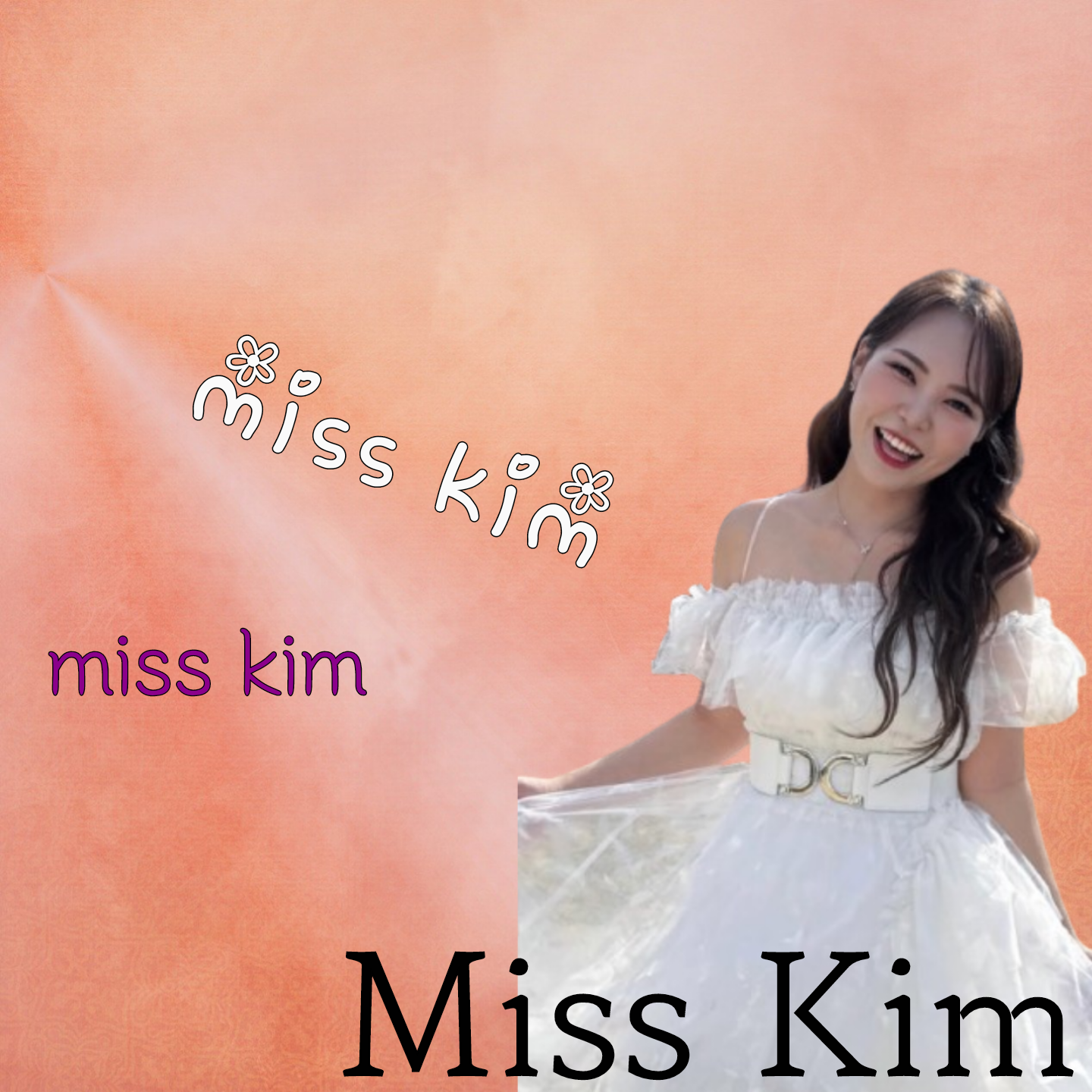 A moment captured by a fan of Miss Kim
