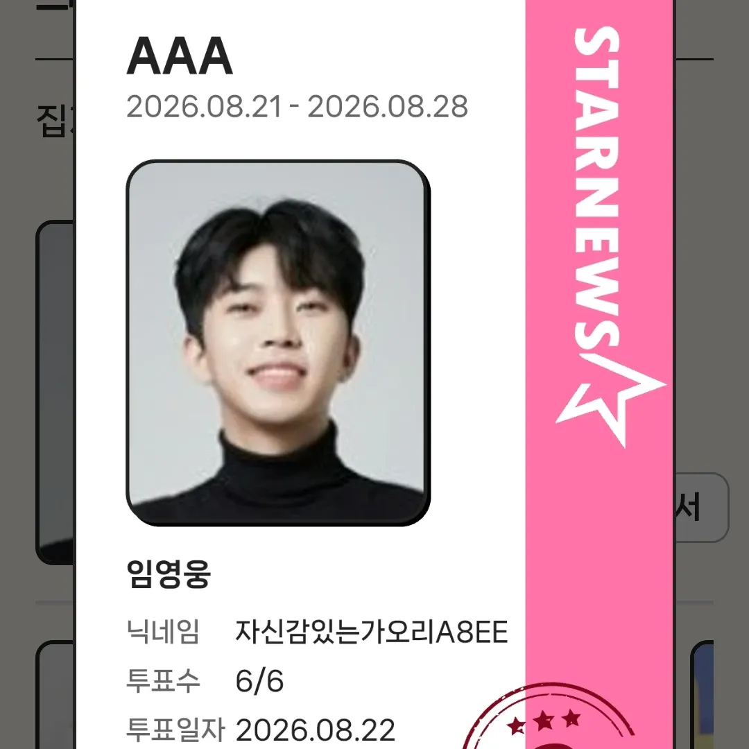 임영웅 팬이 찍은 순간