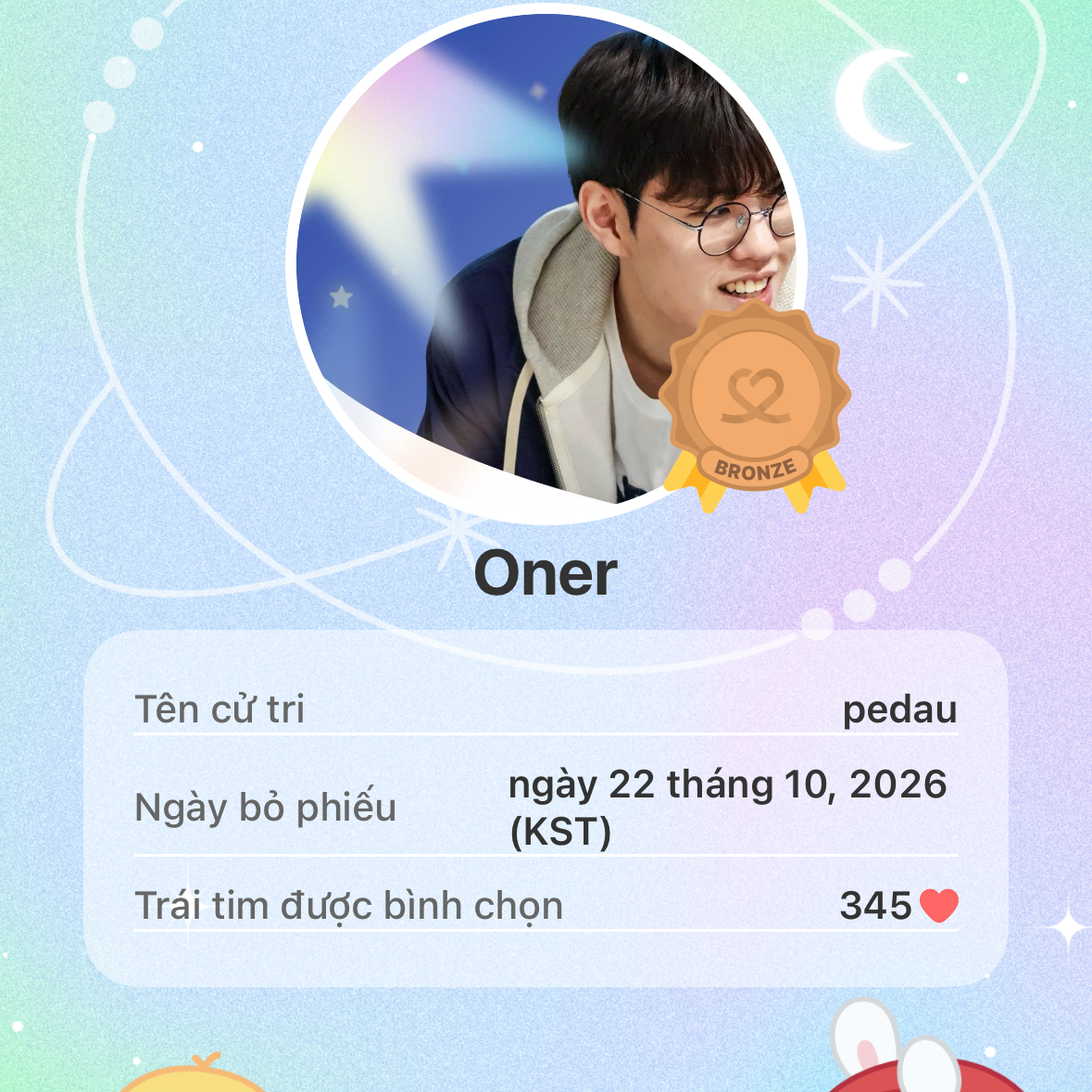 A moment captured by a fan of Oner