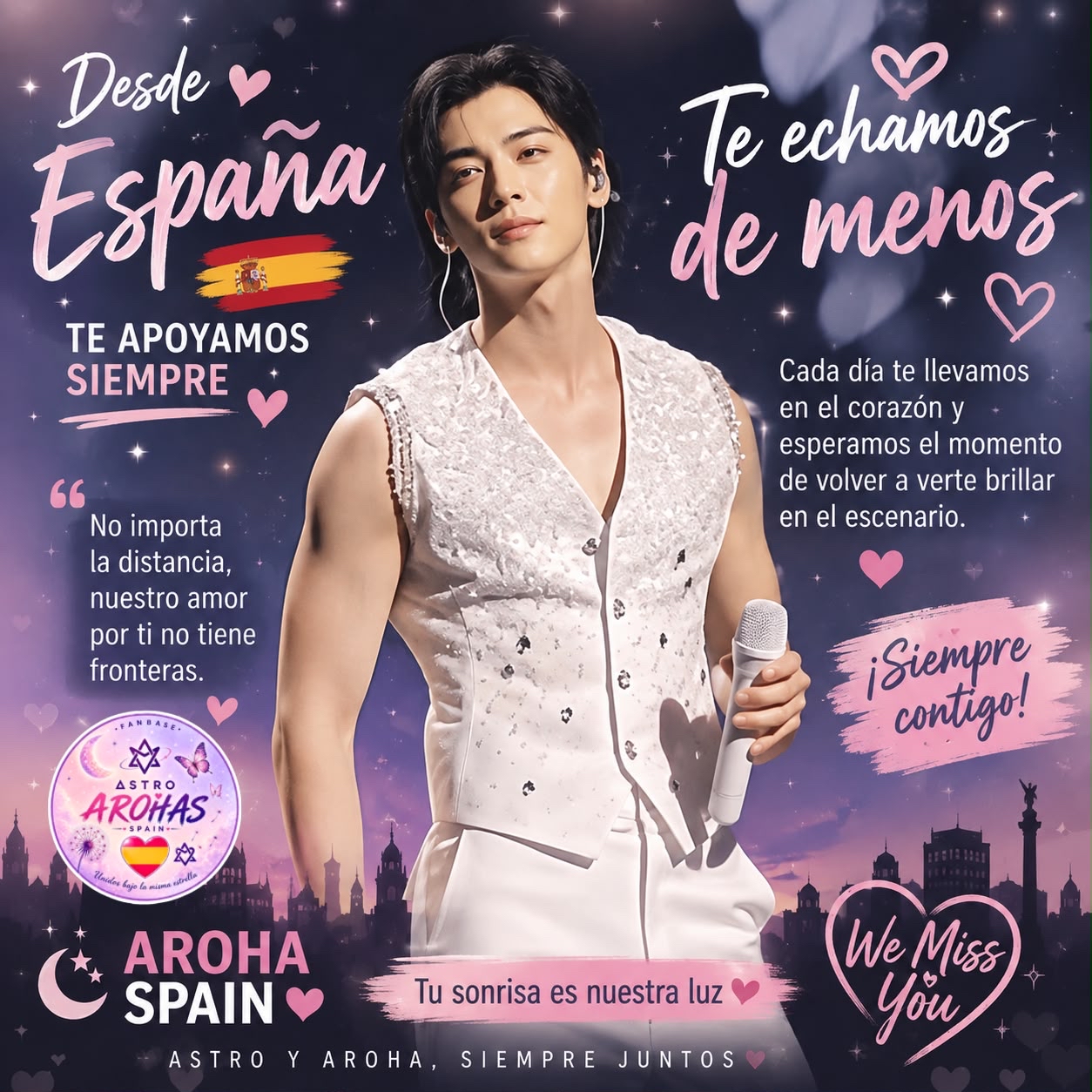 Behind-the-scenes cut of Cha Eunwoo