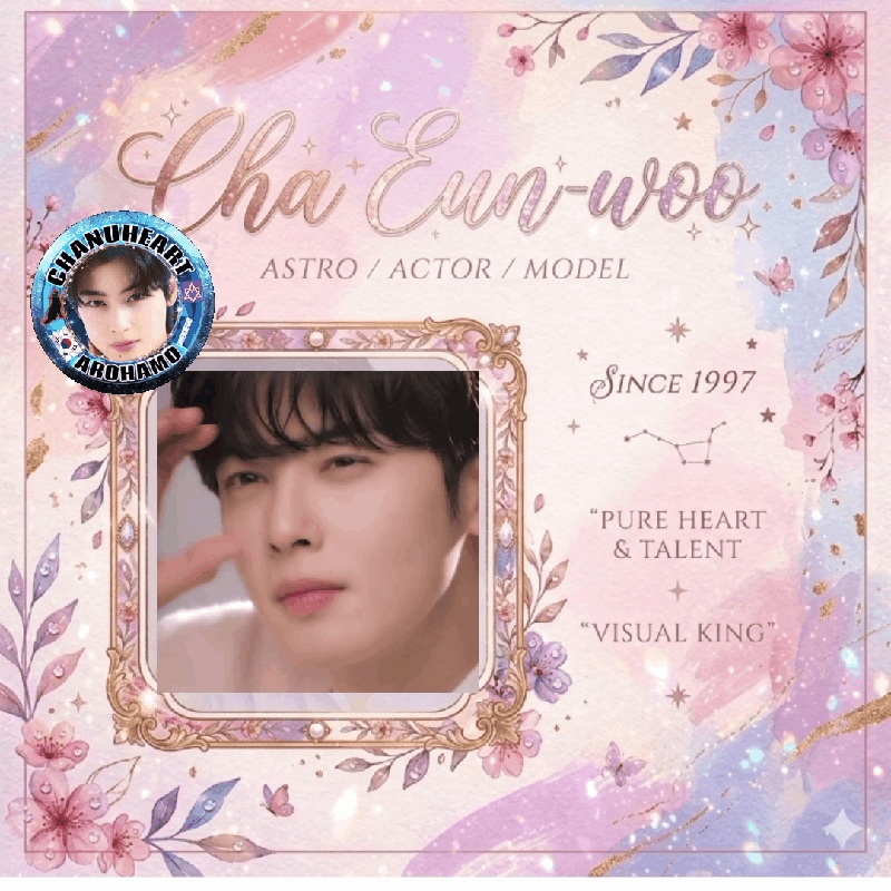 Behind-the-scenes cut of Cha Eunwoo