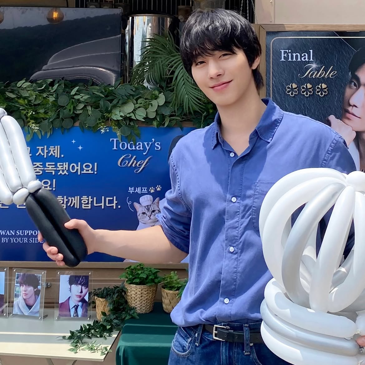 Behind-the-scenes cut of Ahn Hyoseop