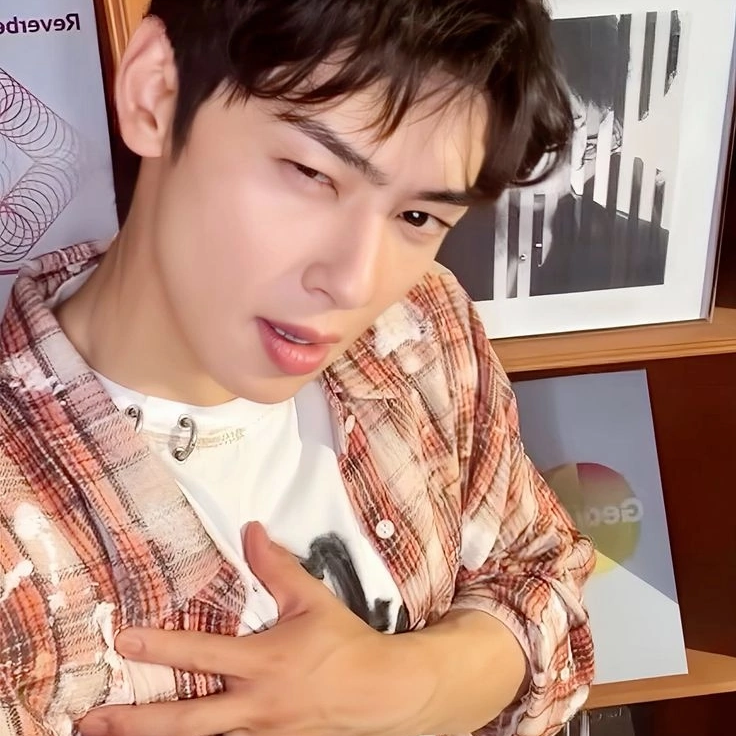 Behind-the-scenes cut of Cha Eunwoo