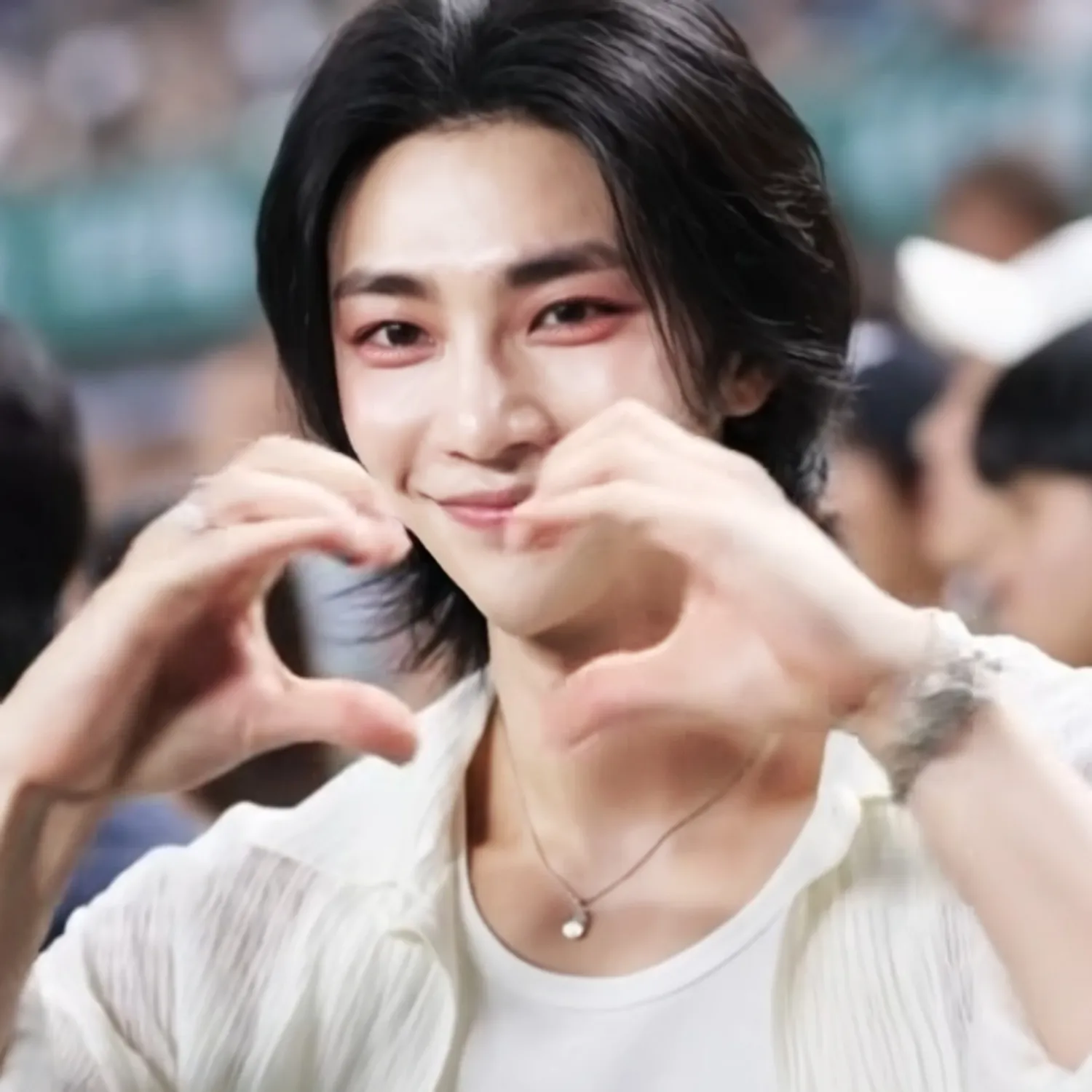 A moment captured by a fan of Kim Jaeyoung