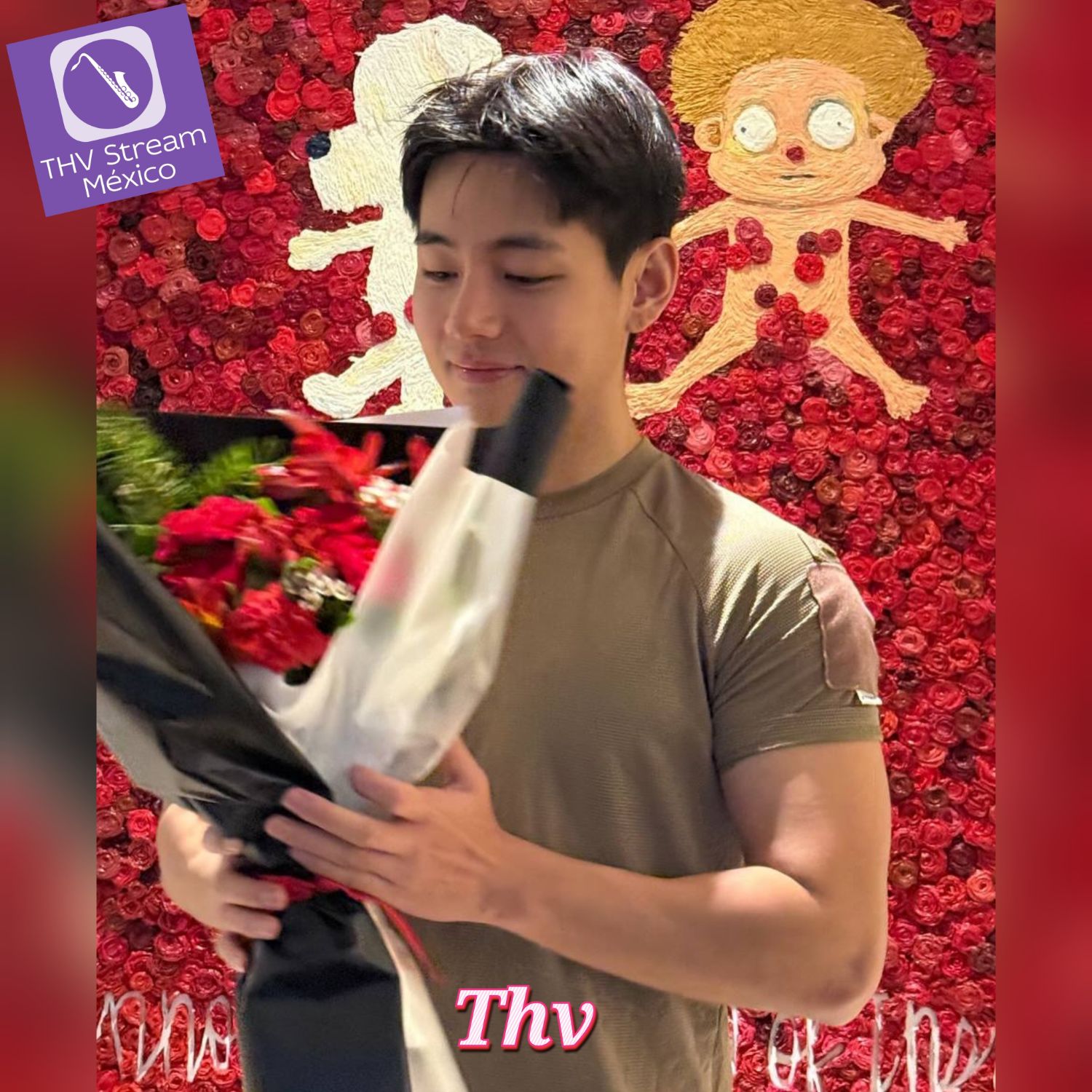 Recent activity shot of Kim Taehyung (V)