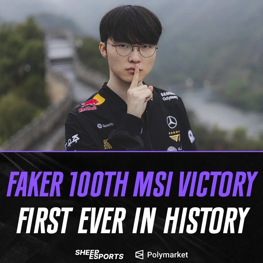 Fakerの最近の活動ショット