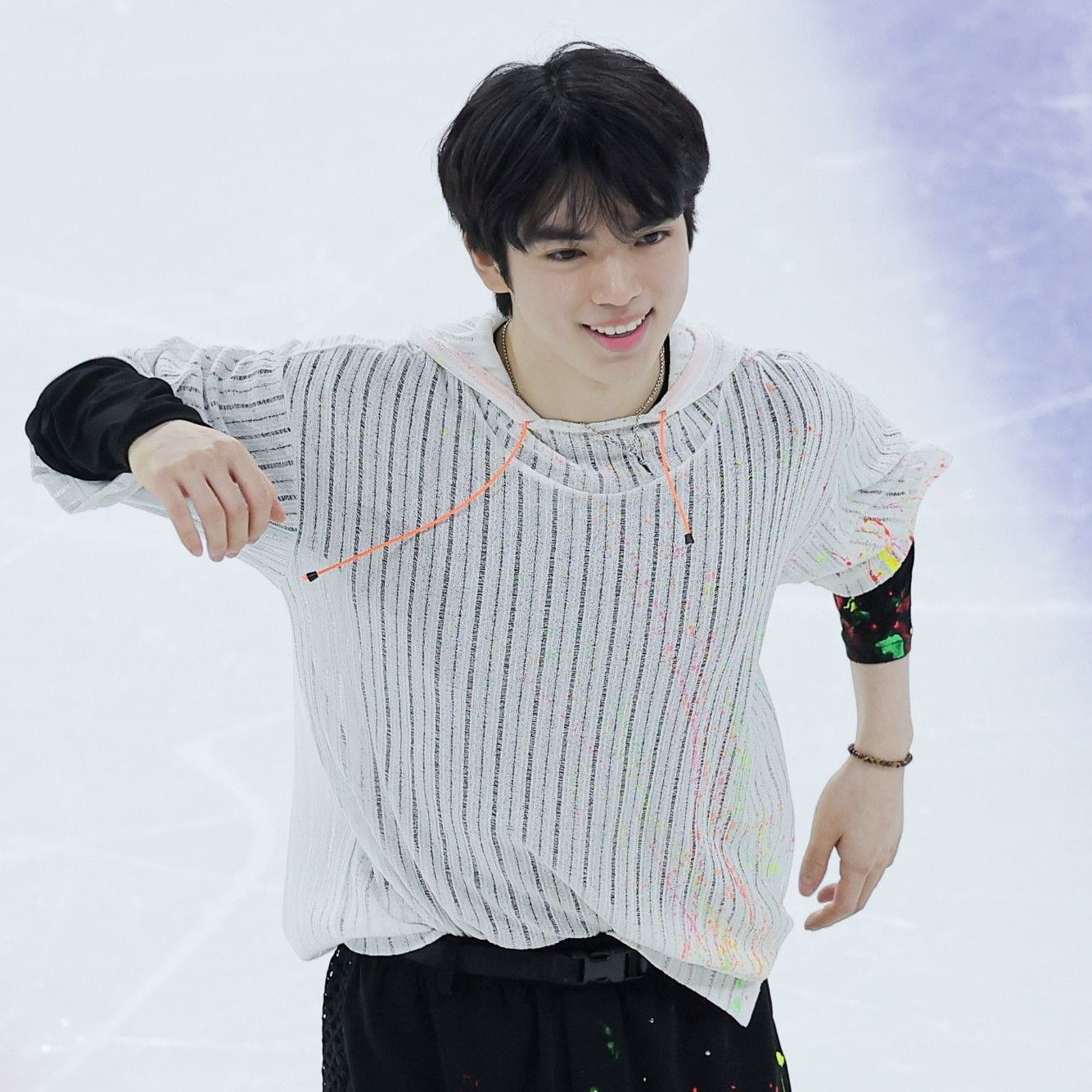 A moment captured by a fan of Cha Junhwan