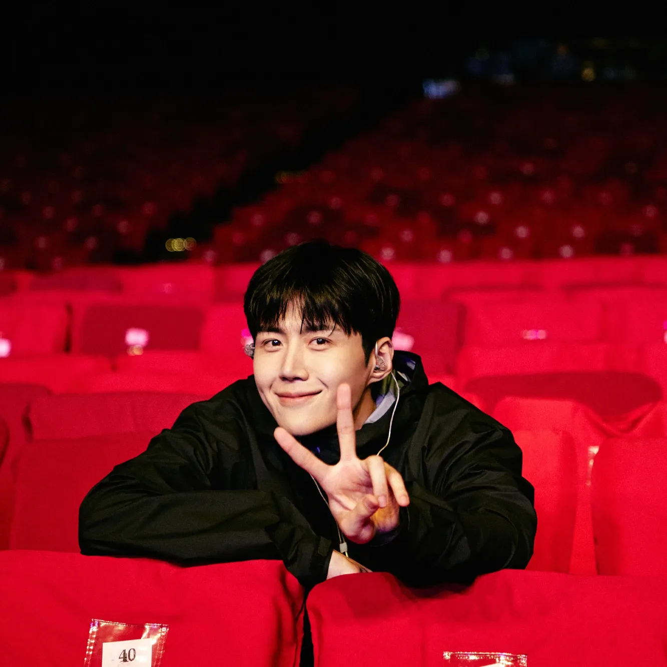 A moment captured by a fan of Kim Seonho