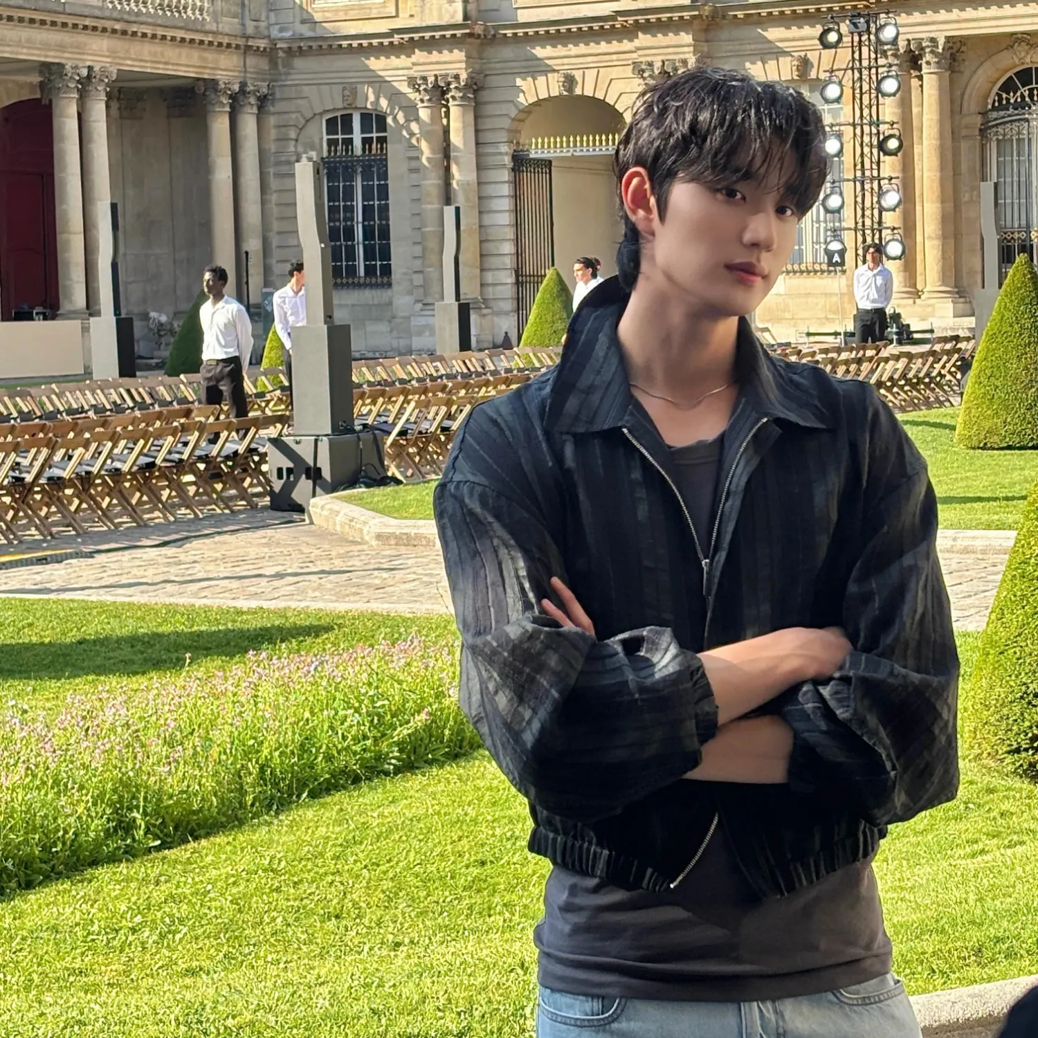 A moment captured by a fan of Kim Jaewon