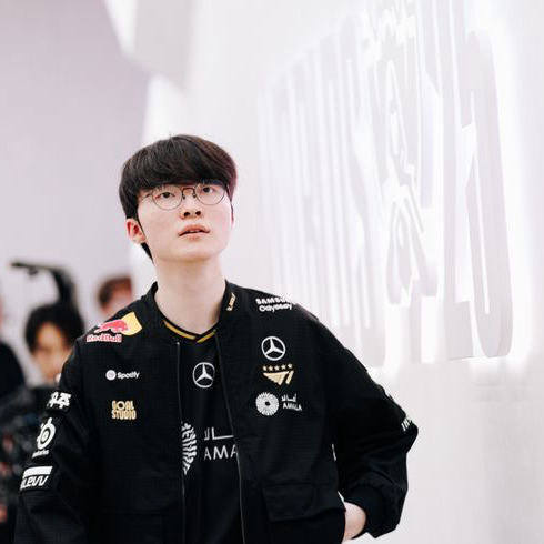 Recent activity shot of Faker