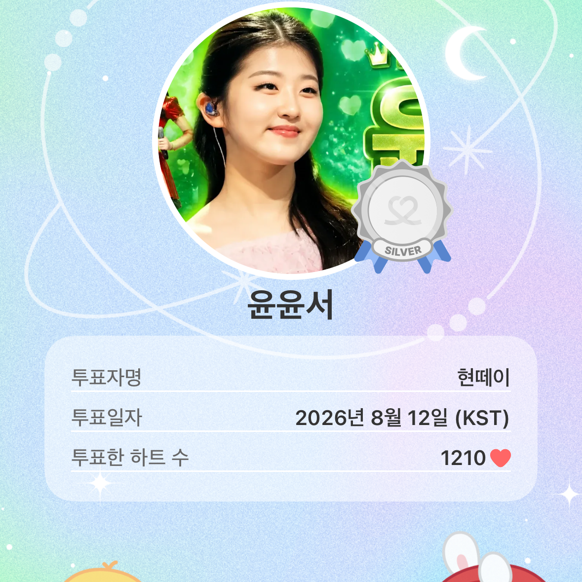 Recent activity shot of Yoon Yoonseo