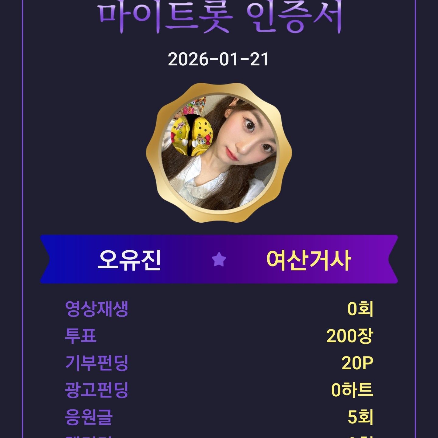 Oh Yujin的最新照片