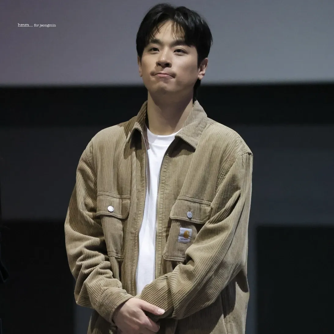 Behind-the-scenes cut of Park Jeongmin