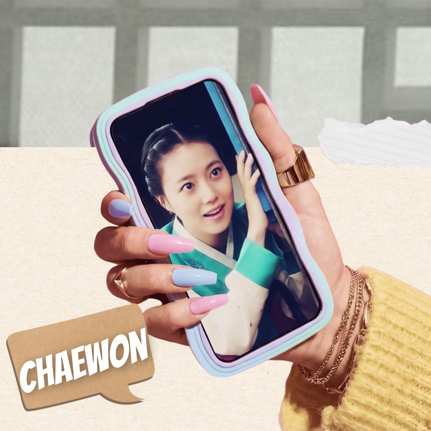 Recent activity shot of Moon Chaewon