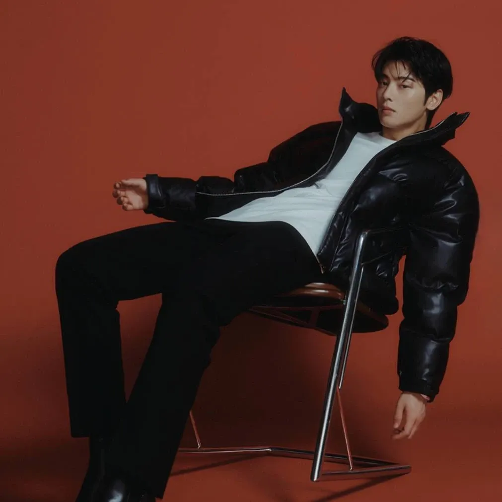 A moment captured by a fan of Cha Eunwoo