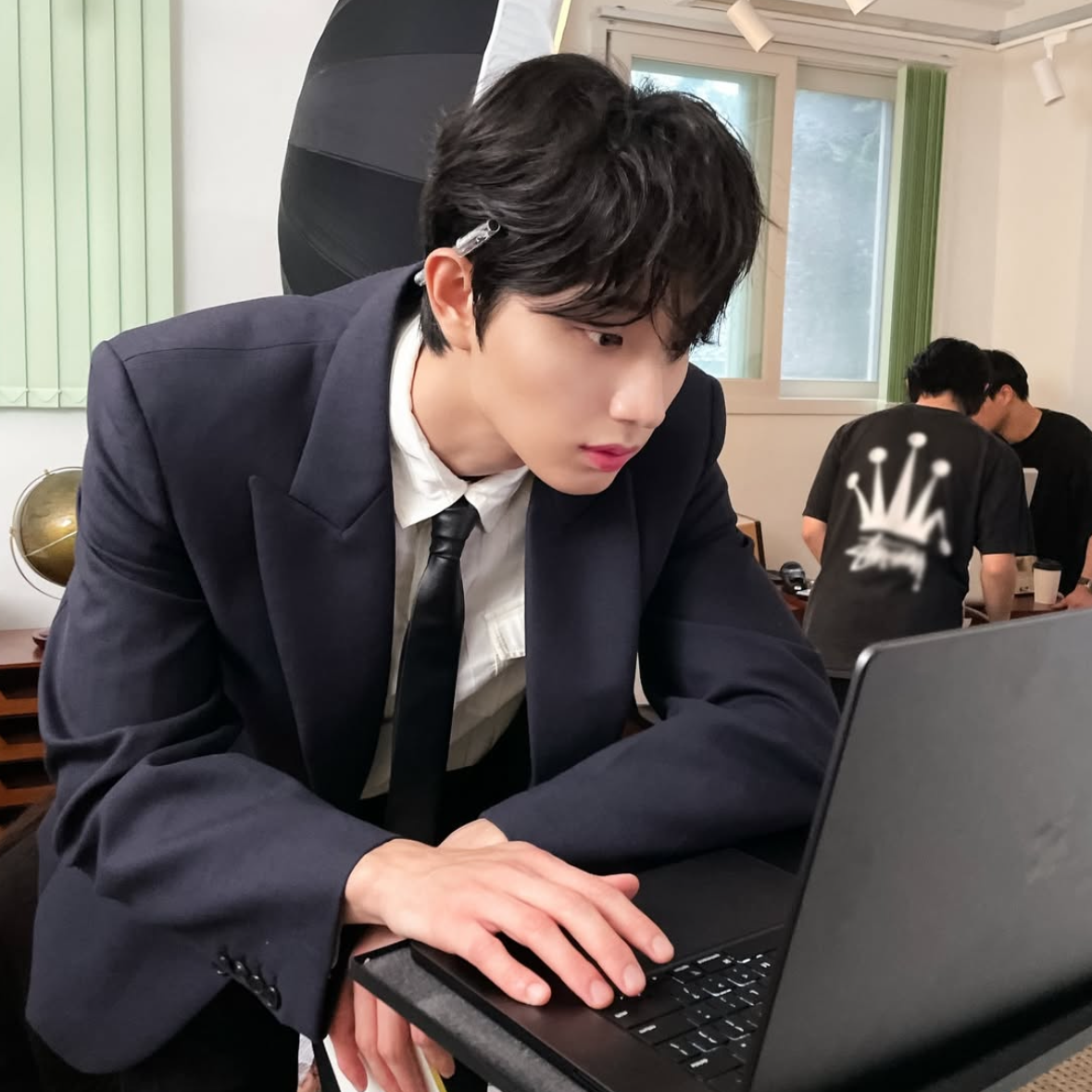 Recent activity shot of Kim Jaewon