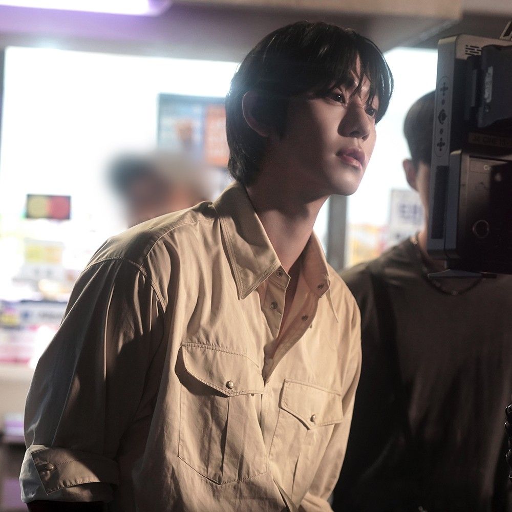 A moment captured by a fan of Ahn Hyoseop