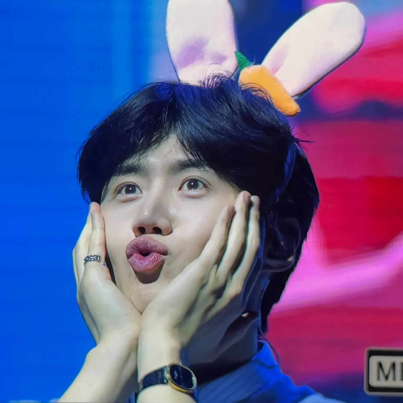 A moment captured by a fan of Kim Seonho