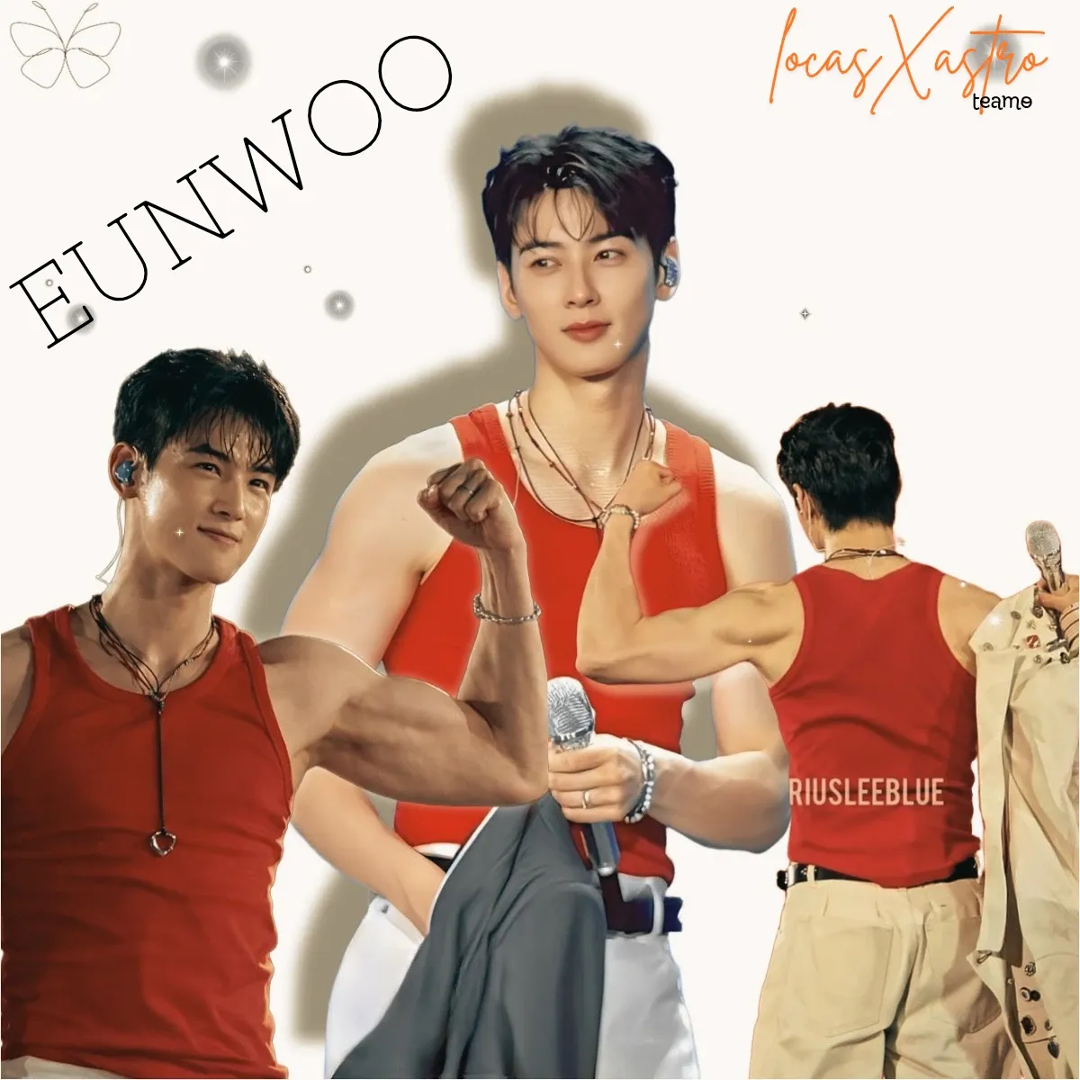 Behind-the-scenes cut of Cha Eunwoo