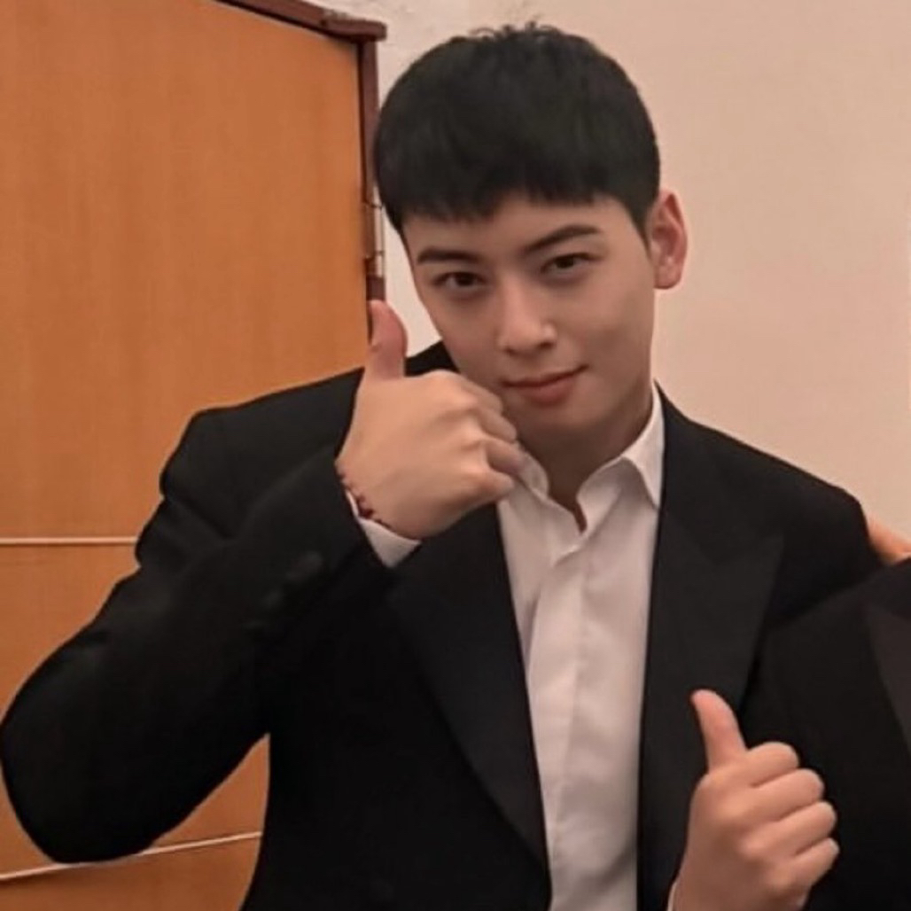 Behind-the-scenes cut of Cha Eunwoo