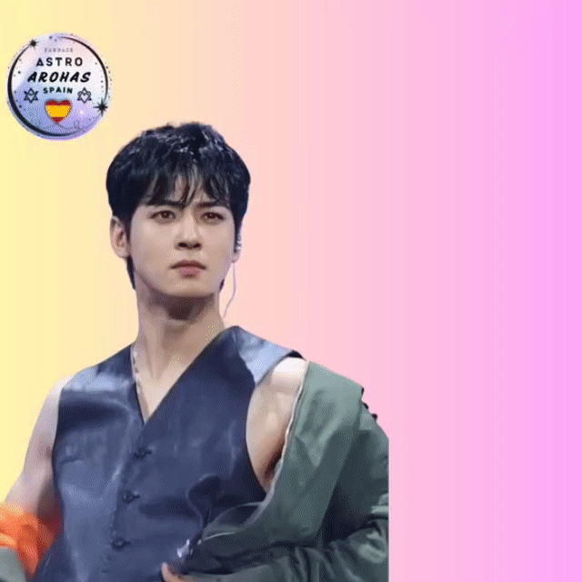 Behind-the-scenes cut of Cha Eunwoo