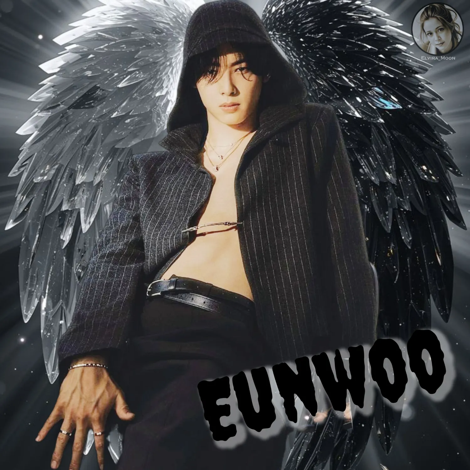 Behind-the-scenes cut of Cha Eunwoo