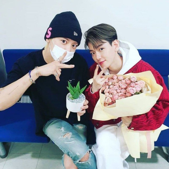 Recent activity shot of Baekhyun