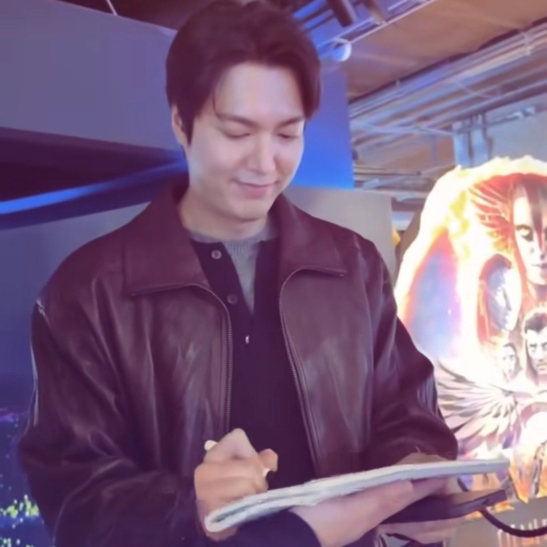 Momen yang diabadikan oleh penggemar Lee Minho