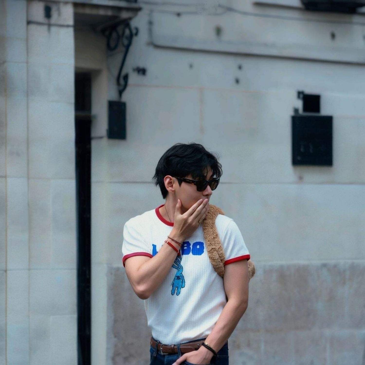 A moment captured by a fan of Kim Taehyung (V)