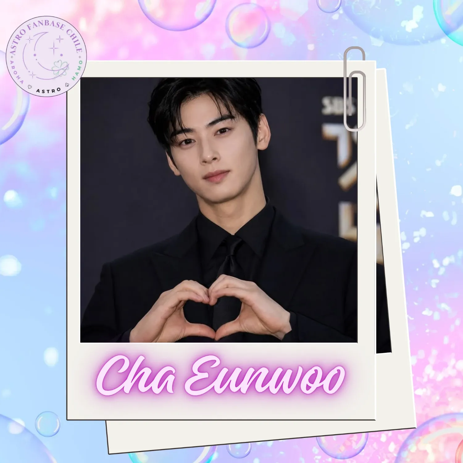 Behind-the-scenes cut of Cha Eunwoo